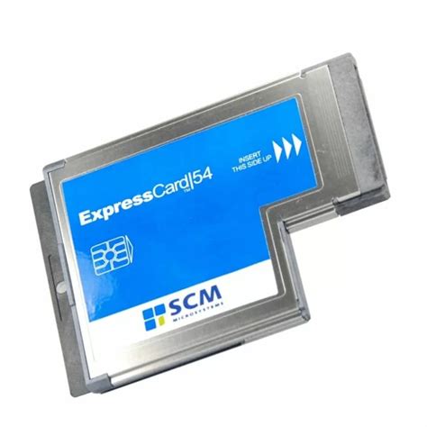 expresscard 54 smart card reader|SCM SCR3340 mobile contact smart card reader .